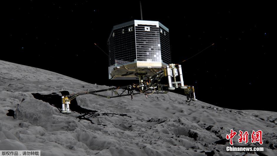 Le premier cliché de Philae sur la comète Tchouri