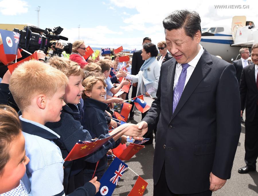 Xi Jinping rend visite à la famille d'un vieil ami australien en Tasmanie