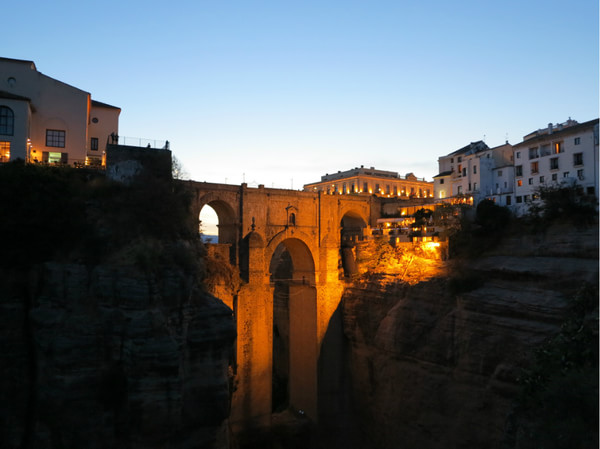 Le village Ronda, Málaga, Espagne