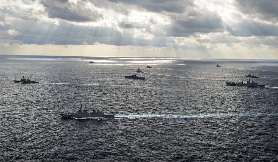 Fin de l’exercice naval conjoint nippo-américain ? Keen Sword ?