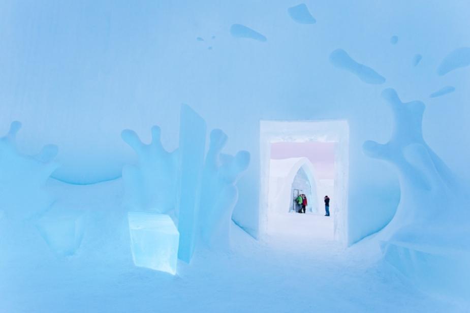 Réouverture de l'h?tel de glace suédois