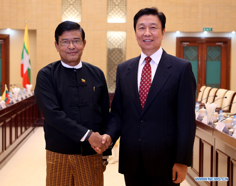 Le vice-président chinois rencontre les dirigeants du Myanmar