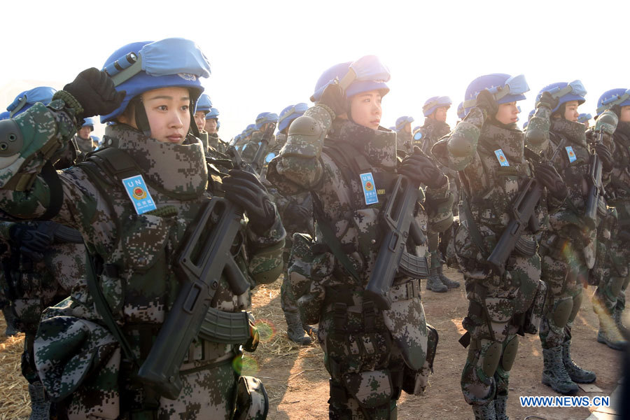 La Chine envoie son premier bataillon d'infanterie pour une mission de l'ONU