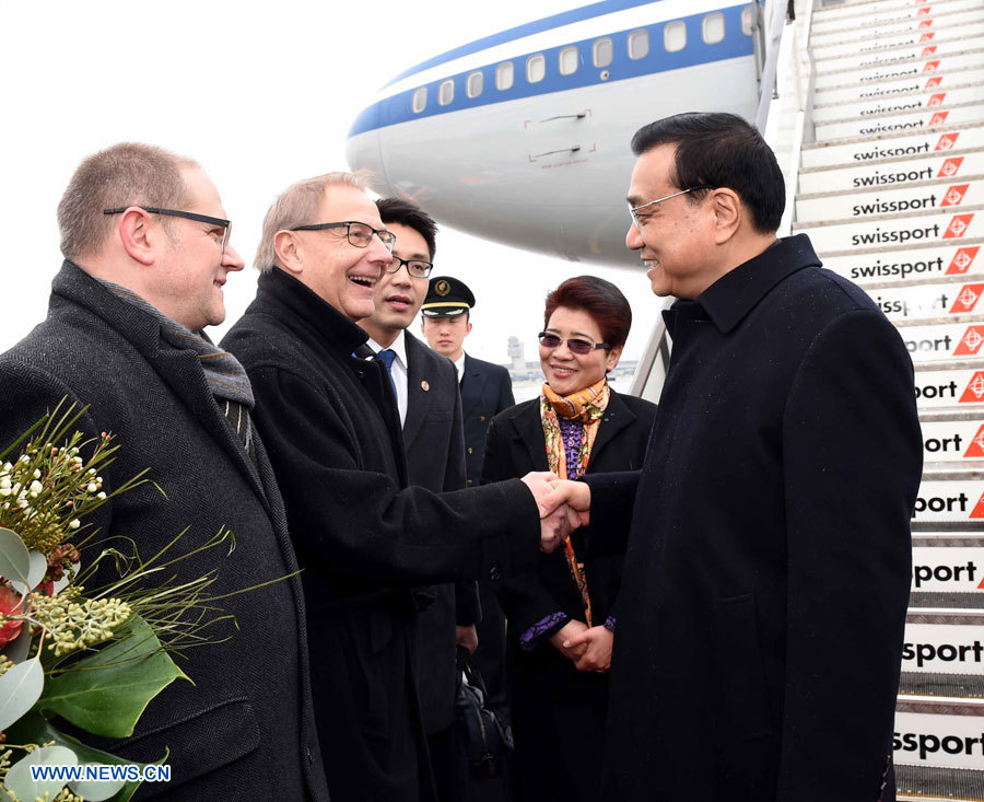 Le Premier ministre chinois en Suisse pour le forum de Davos et une visite officielle