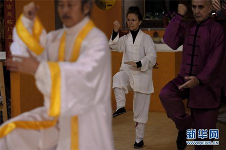 Mme Guadalupe, passionnée de tai-chi depuis 20 ans