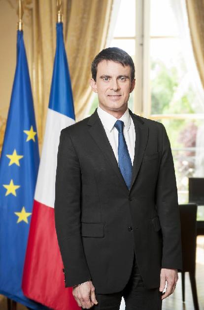 Le Premier ministre fran?ais Manuel Valls (Photo : Xinhua)