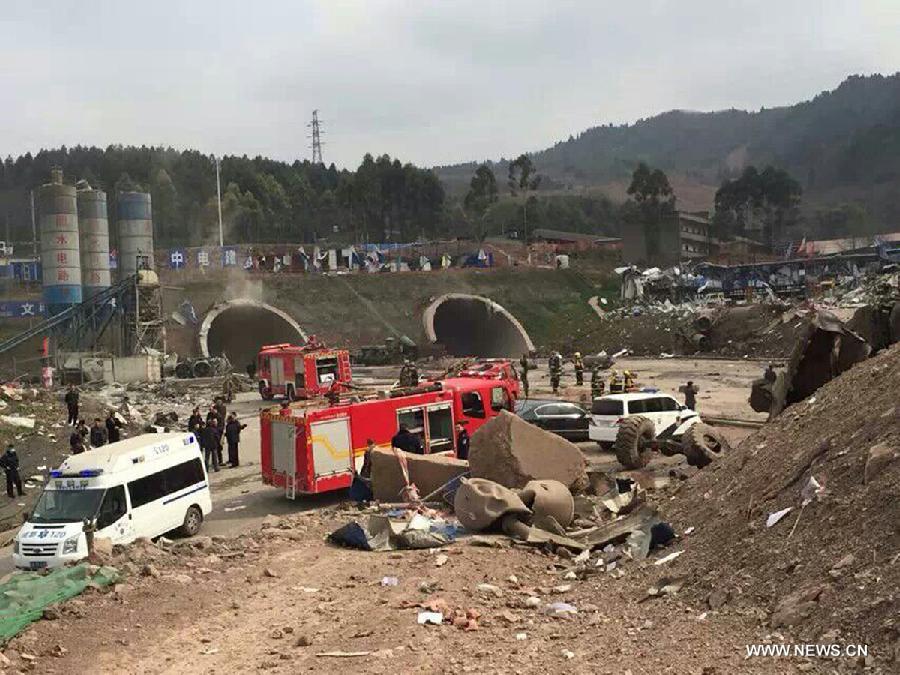 Chine : un disparu et vingt blessés sur le chantier d'un tunnel routier