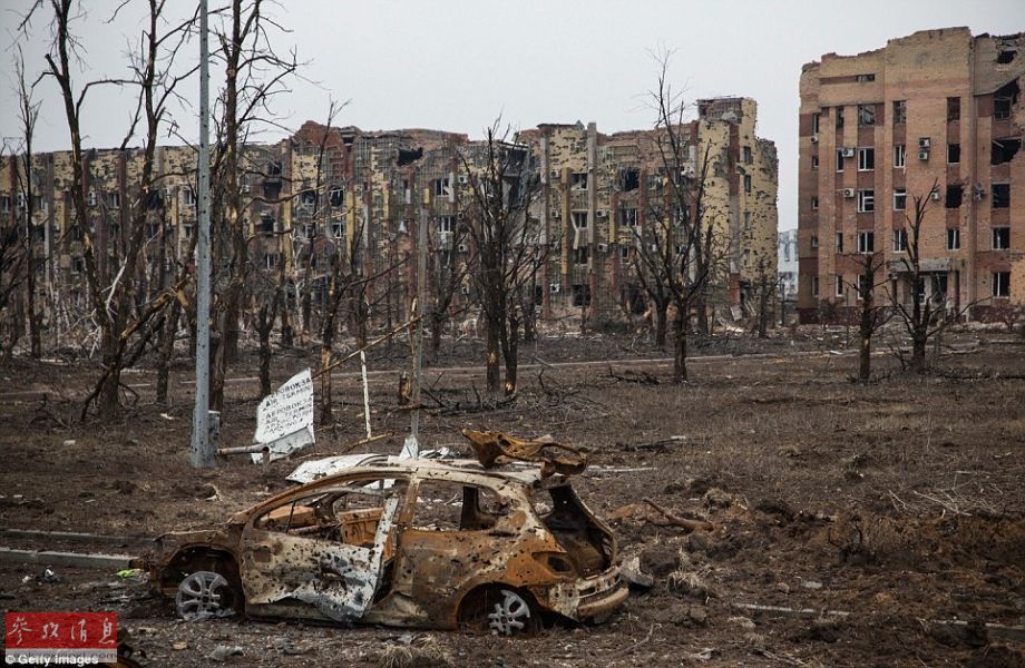 L'Ukraine en ruine