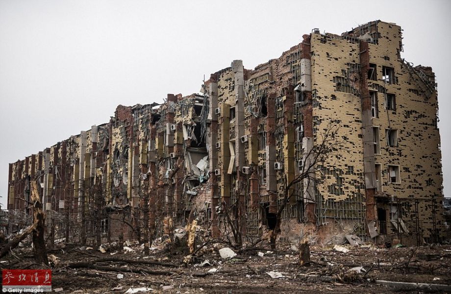 L'Ukraine en ruine