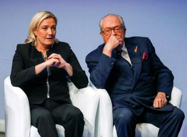 Crise au Front National : rupture ? totale et définitive ? entre Marine Le Pen et son père