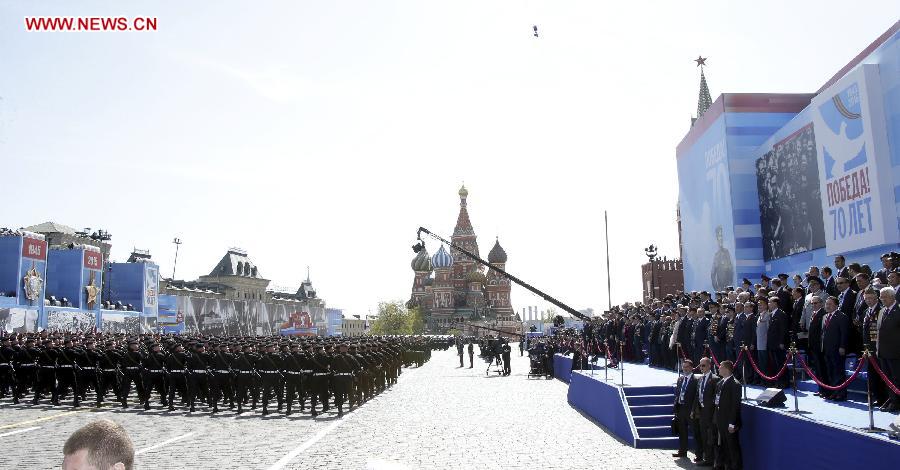 Le président chinois assiste au défilé du Jour de la Victoire en Russie, célébrant la victoire partagée avec Poutine