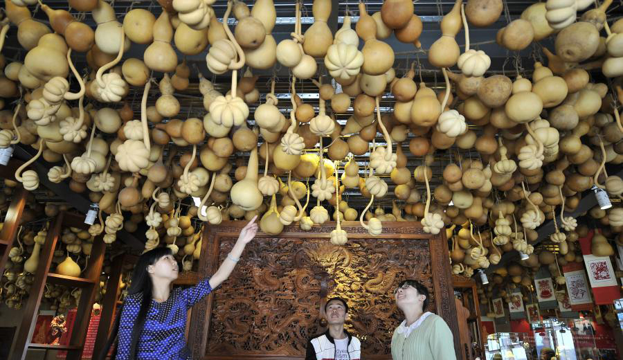 Succès public pour le Musée de la calebasse de Tianjin