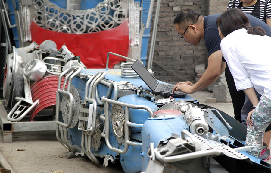 Henan : l’art de transformer les déchets métalliques