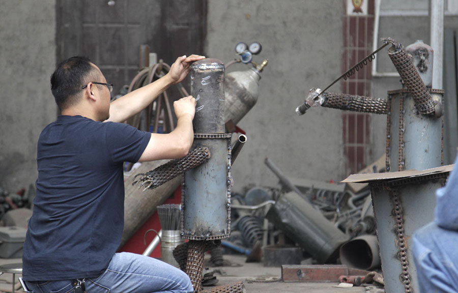 Henan : l’art de transformer les déchets métalliques