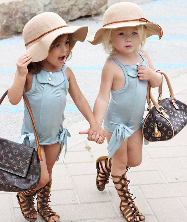 Everleigh Soutas et Ava Foley, deux petites fashionistas qui passionnent la toile 