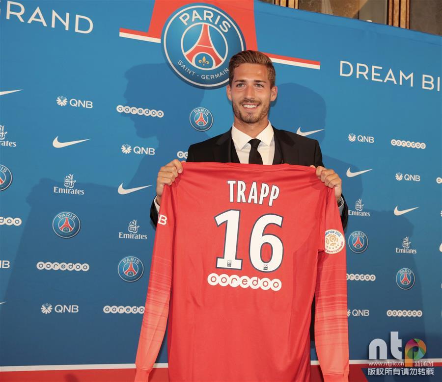 L'Allemand Kevin Trapp, nouveau guardien de but du PSG