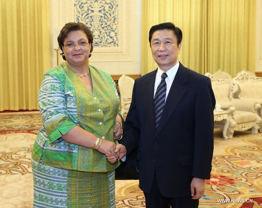 Li Yuanchao rencontre la ministre ghanéenne des AE 