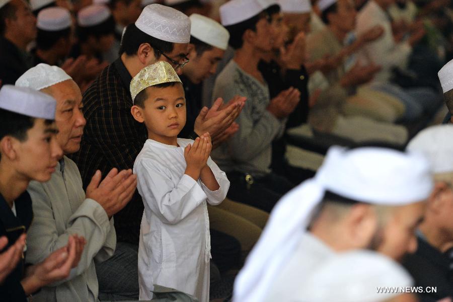 Les musulmans chinois célèbrent l'A?d al-Fitr