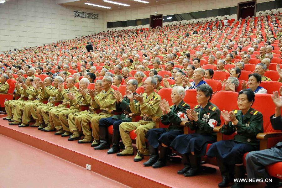 Kim Jong Un rend hommage à l'Armée des volontaires du peuple chinois