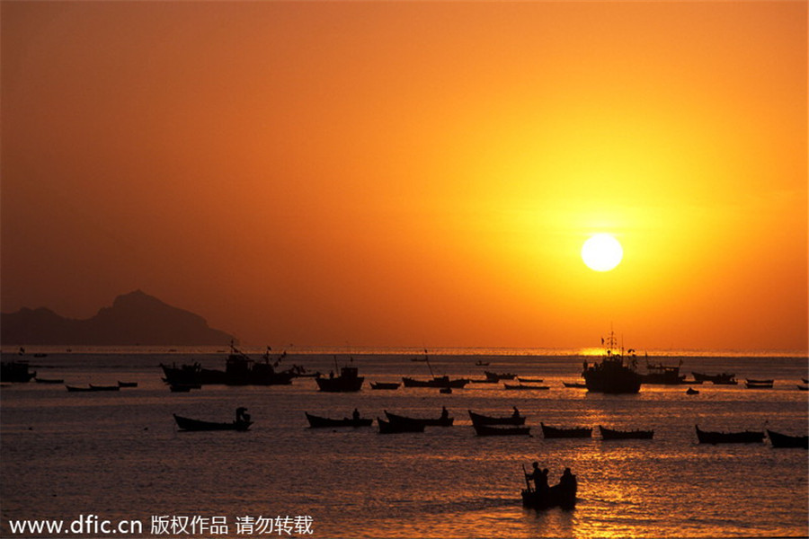 8. Situé dans la ville c?tière de Weihai (province du Shandong), Chengshantou est connu comme le Cape Town de la Chine.