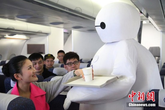 En Chine, vous pourriez croiser un stewart Baymax...