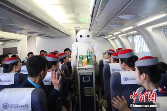 En Chine, vous pourriez croiser un stewart Baymax...