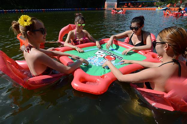 Mahjong dans l'eau