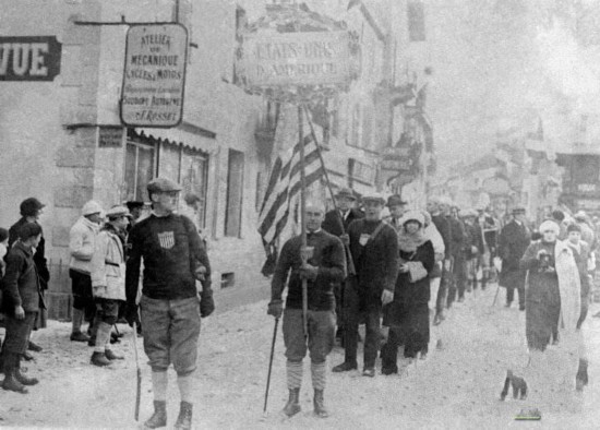 1. Les Jeux olympiques d'hiver de Chamonix de 1924, en France