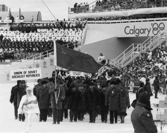 10. Les Jeux olympiques d'hiver de Calgary de 1988, au Canada