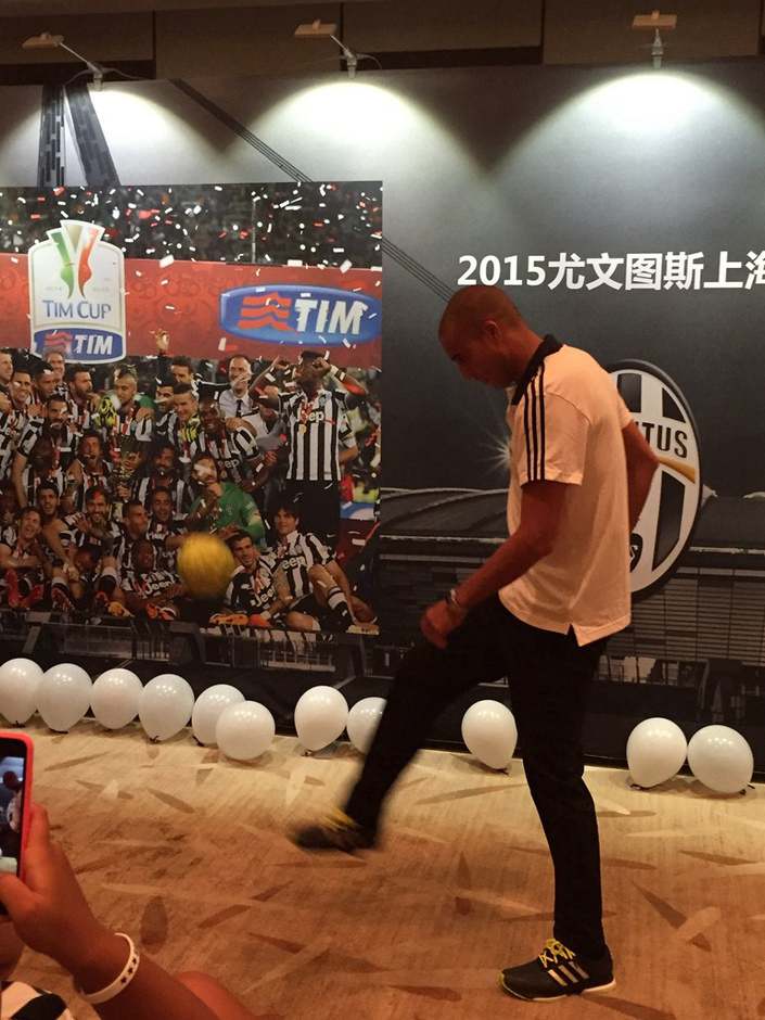 David Trezeguet à Shanghai