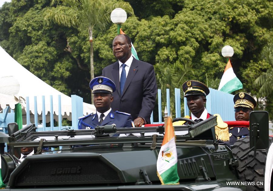 C?te d'Ivoire: parade militaire pour célébrer le 55e anniversaire de l'indépendance