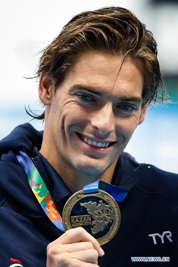 Mondiaux 2015/50m dos : Camille Lacourt champion du monde