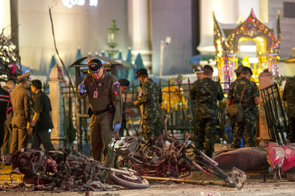 Attentat à la bombe à Bangkok : au moins 16 morts dont plusieurs Chinois