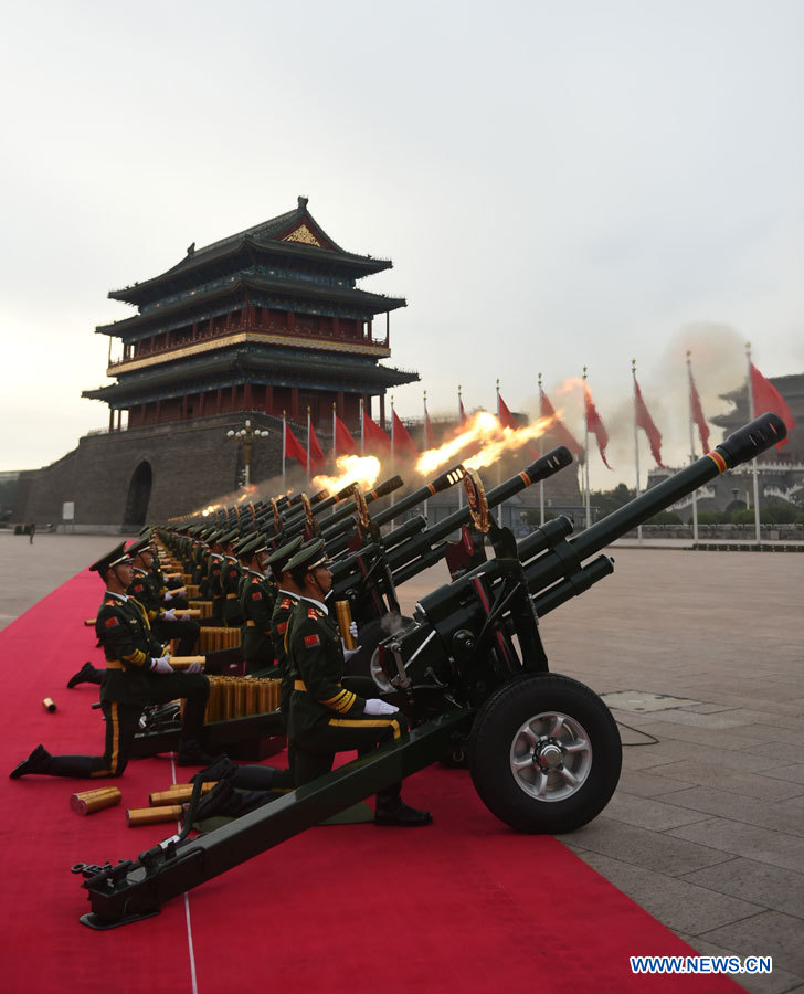 La Chine répète le défilé de la Journée de la Victoire