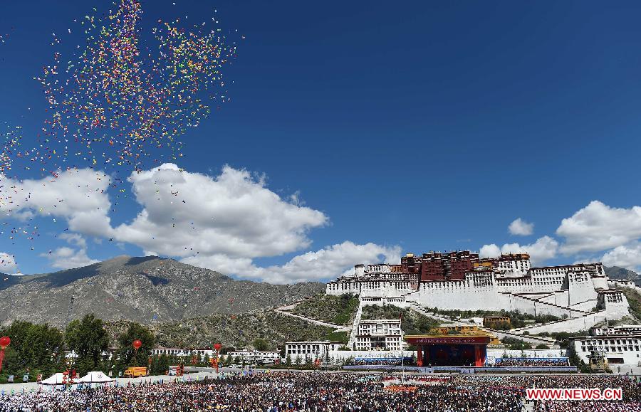 La Chine célèbre le 50e anniversaire de l'autonomie du Tibet