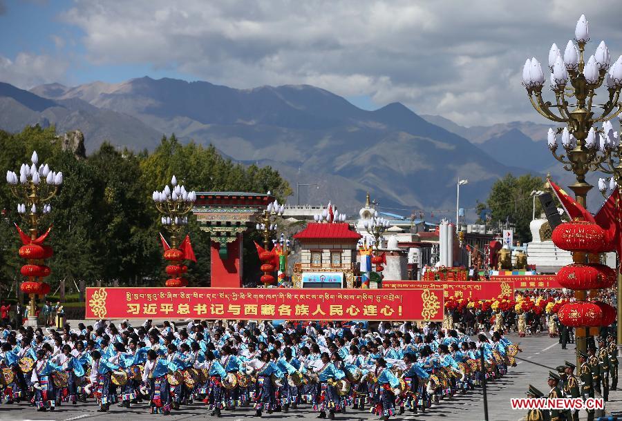 La Chine célèbre le 50e anniversaire de l'autonomie du Tibet