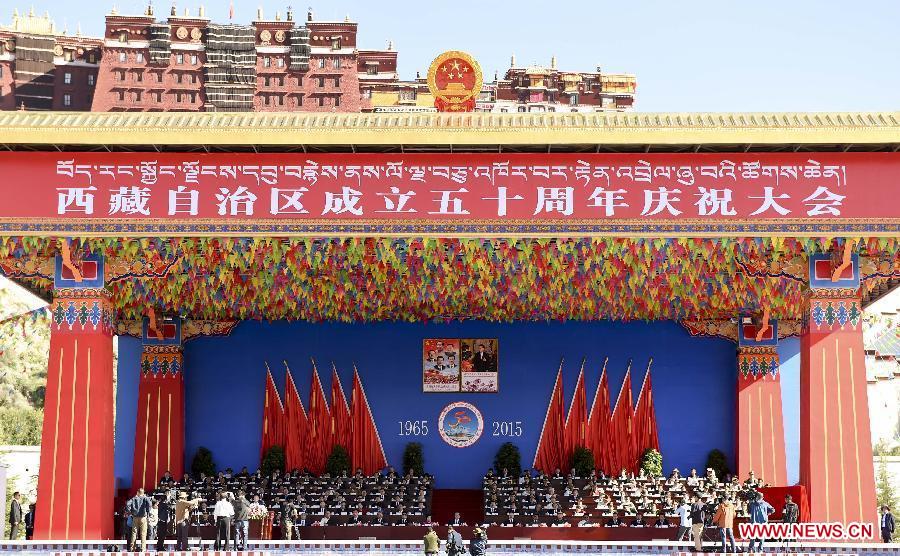 La Chine célèbre le 50e anniversaire de l'autonomie du Tibet