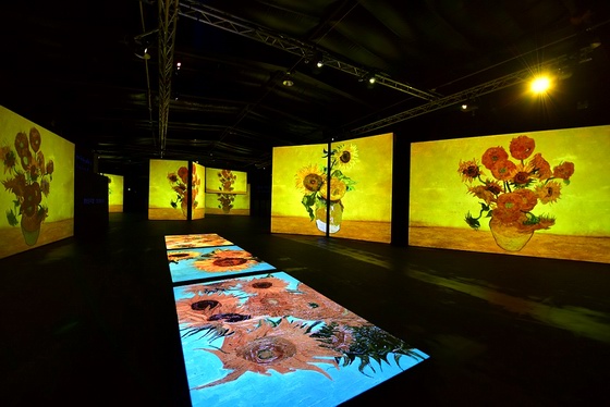 Beijing : l'expo ? Van Gogh Alive ? fait appel à tous les sens