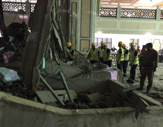 Effondrement d'une grue sur une mosquée de La Mecque : au moins 107 morts et 238 blessés