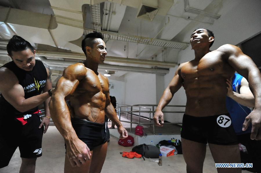 Photos - Un concours de bodybuilding à Bangkok