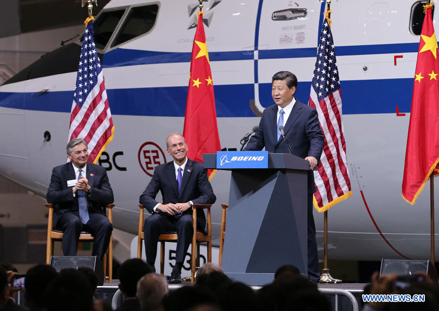 Xi Jinping encourage Boeing à développer sa coopération exemplaire avec la Chine