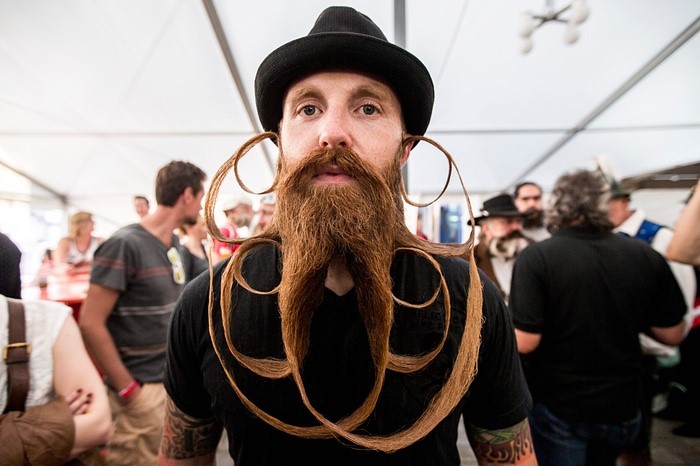 Le championnat des plus belles barbes et moustaches du monde en Autriche