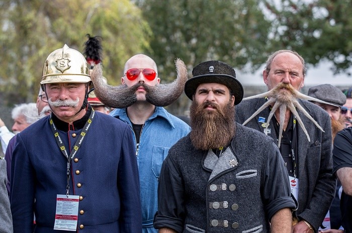 Le championnat des plus belles barbes et moustaches du monde en Autriche