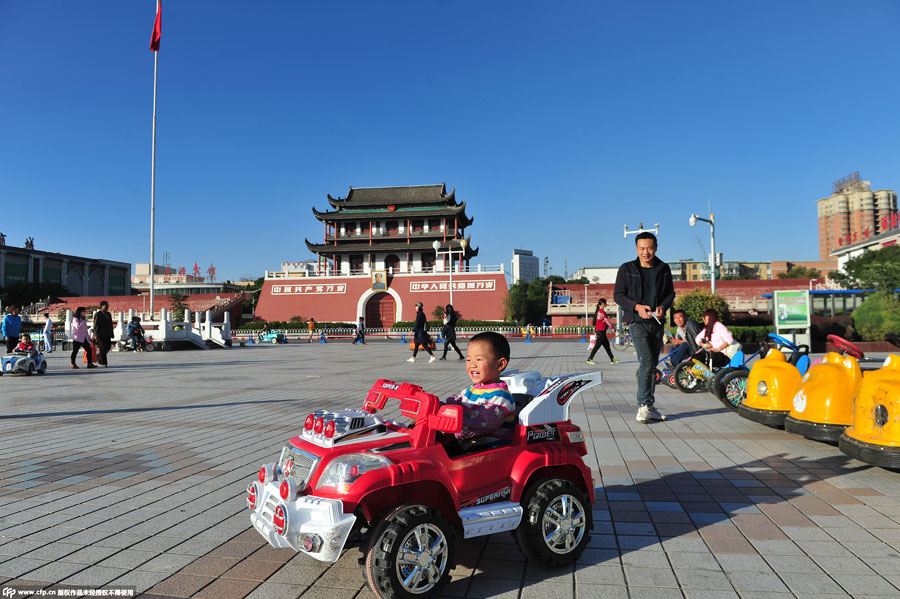 Ningxia, la petite Porte de Tian'anmen 