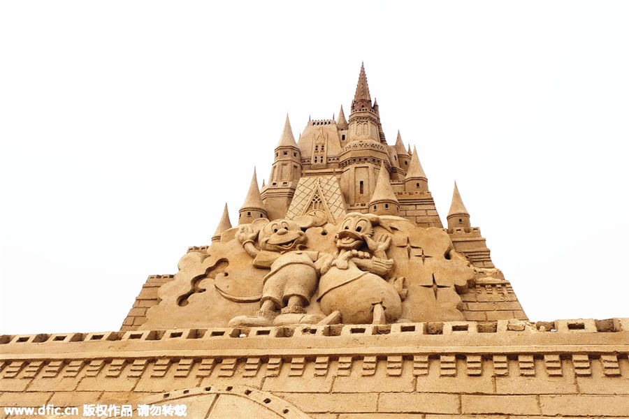 Des sculptures de sable en vedette dans le Hunan