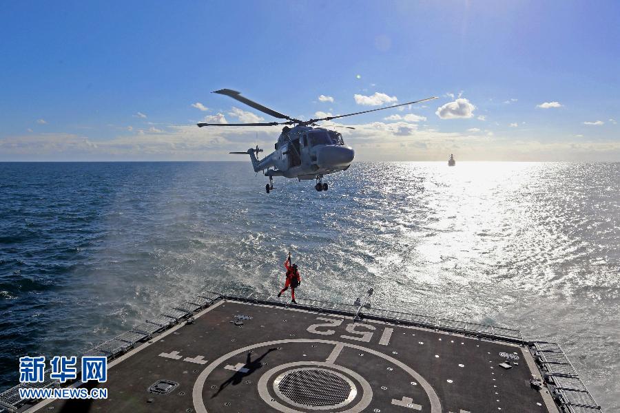 Exercice naval franco-chinois dans la Manche