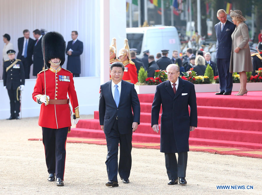 Le tapis rouge pour le président Xi au Royaume-Uni, signe d'une ère dorée pour les relations bilatérales