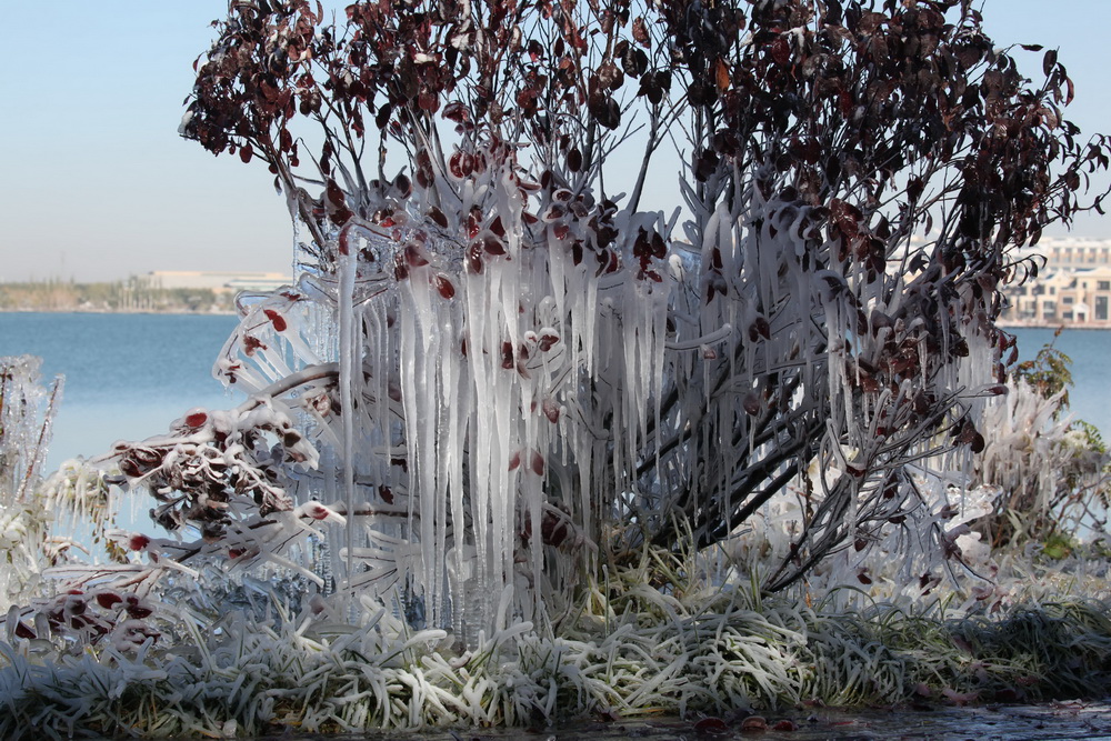 Températures hivernales dans le nord-ouest de la Chine