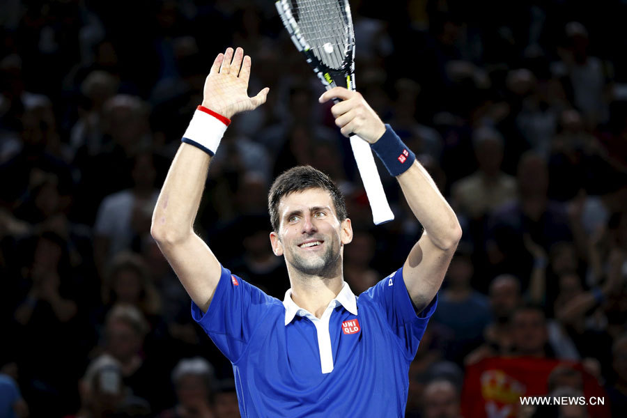 Tennis: Djokovic remporte le Masters 1000 de Paris-Bercy