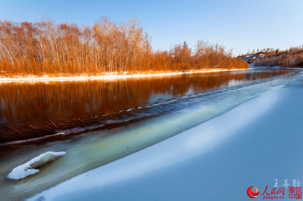 Un hiver tranquille dans les montagnes du Grand Khingan